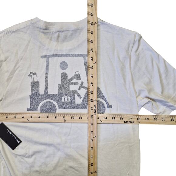 TravisMathew At The Dive In Golf Shirt Men’s Small Graphic Cotton Casual Tee - Picture 8 of 8